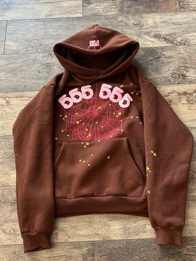 Spider Hoodie – Brown – Size M – Streetwear Essential